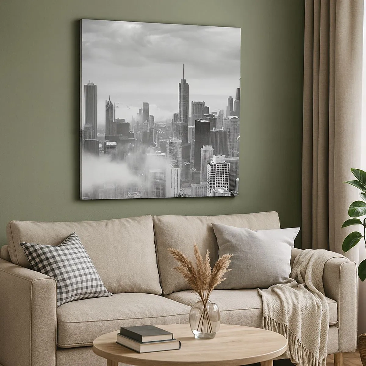 Tablou pe pânză - Peisaj american - 30x30 cm