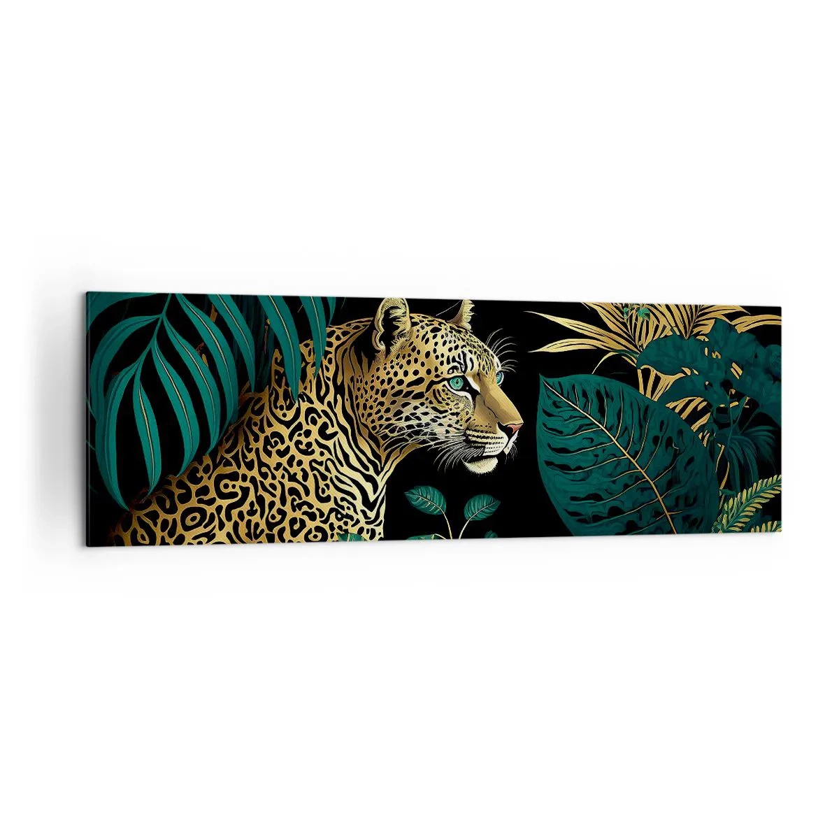 Tablou pe pânză - Domnitorul junglei - 160x50 cm