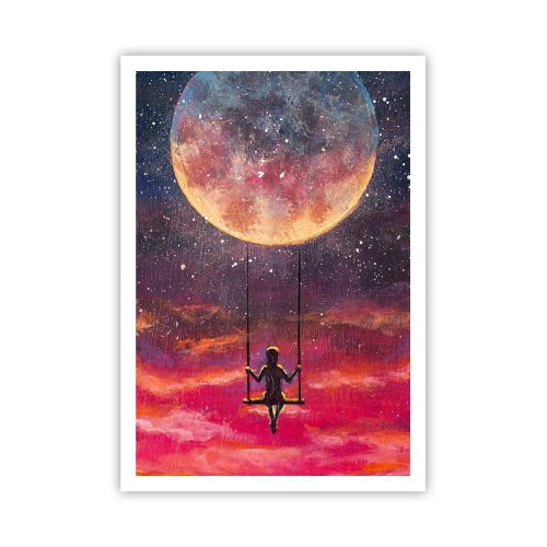 Poster - Cu capul în nori - 70x100 cm