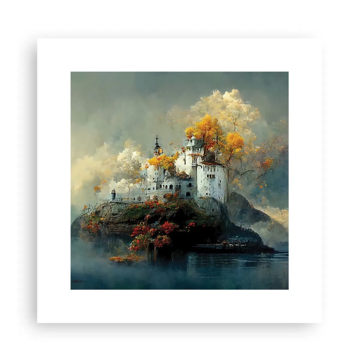 Poster - Începutul unei povești romantice - 30x30 cm