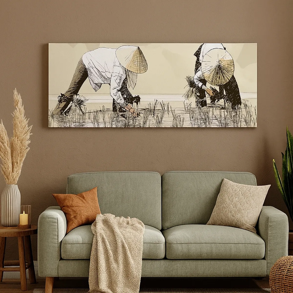 Tablou pe pânză - O recoltă reușită - 30x30 cm