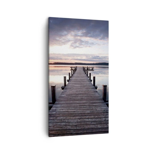 Tablou pe pânză - Granița tăcută dintre zi și noapte - 45x80 cm