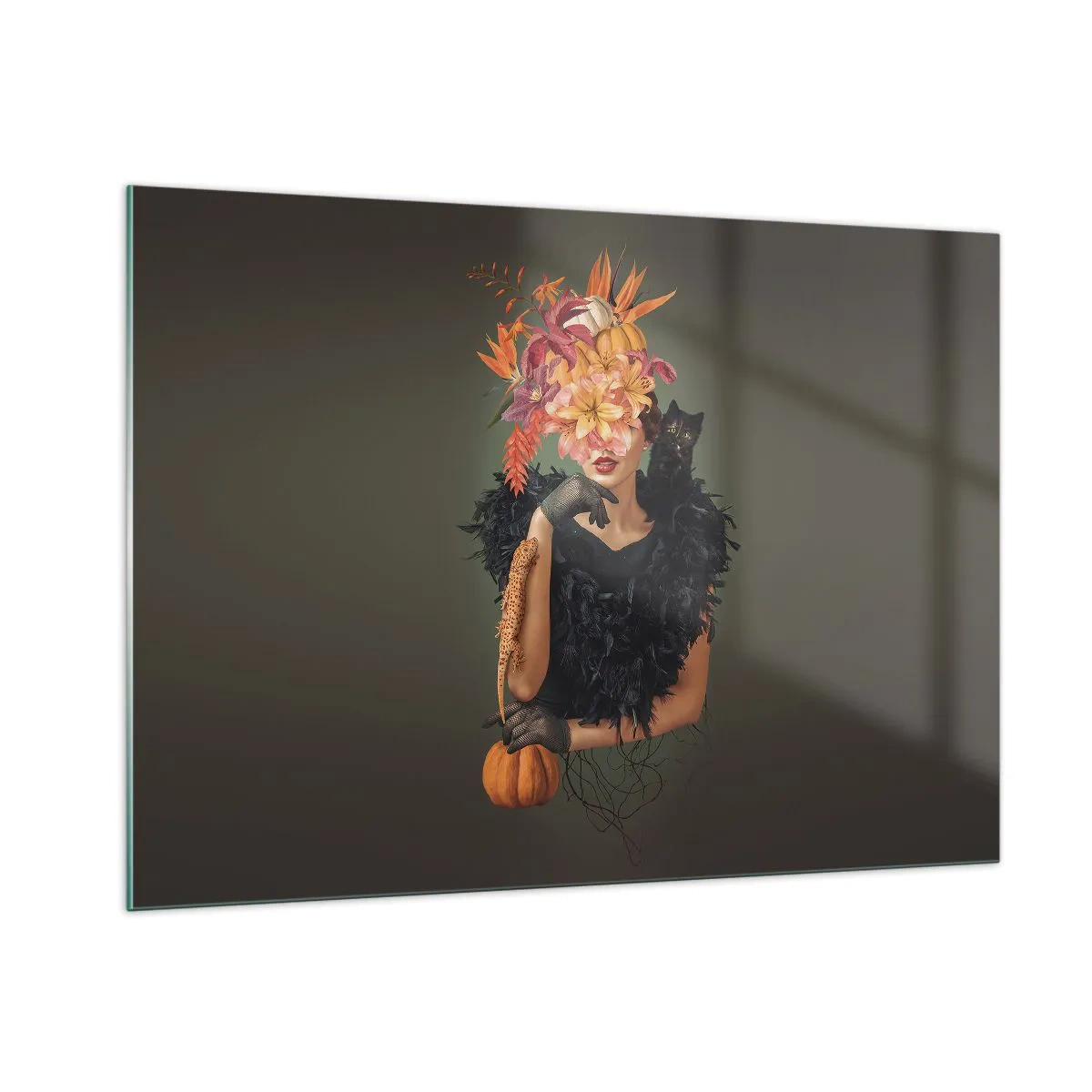 Tablou pe sticlă - Magia vrăjitoarei - 100x70 cm