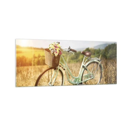 Tablou pe sticlă - Mă odihnesc aici un pic - 100x40 cm