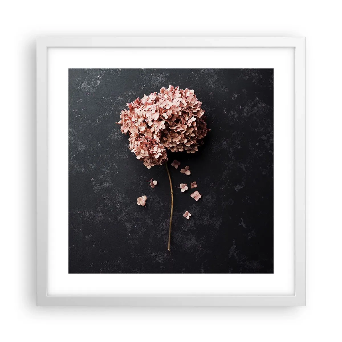 Poster în ramă albă - Un semn cu adevărat romantic - 40x40 cm