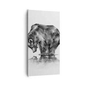 Tablou pe pânză - Mă bucur să văd pe cineva apropiat - 65x120 cm