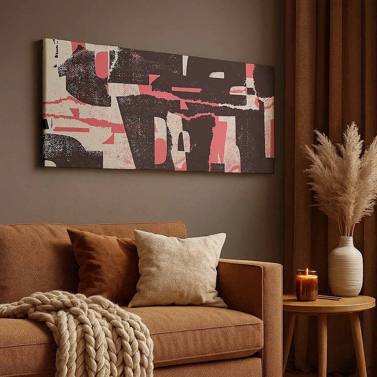 Tablou pe pânză - Toată această agitație - 30x30 cm