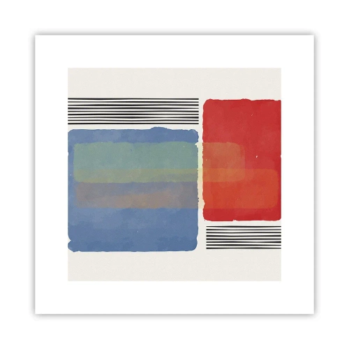 Poster - Spiritul și litera geometriei - 30x30 cm