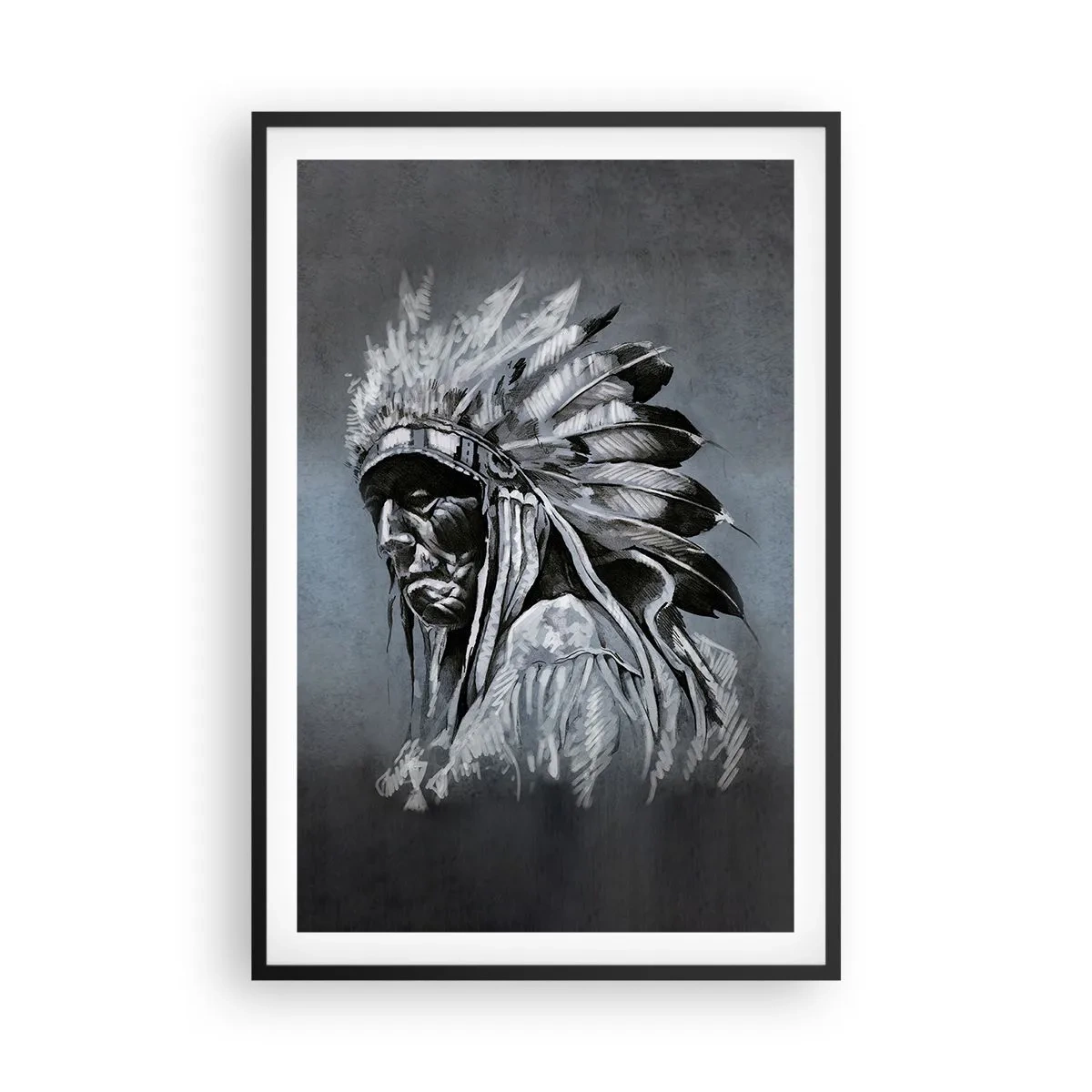 Poster în ramă neagră - Înapoi la rădăcini - 61x91 cm