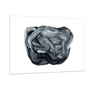 Tablou pe sticlă - Nu este atât de simplu - 120x80 cm