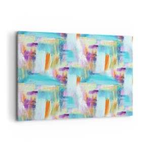 Tablou pe pânză - Mâzgălire veselă - 120x80 cm