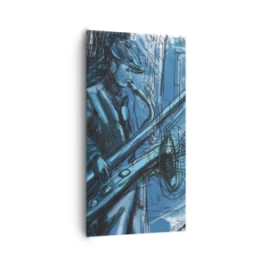 Tablou pe pânză - Rapsodie urbană - 65x120 cm