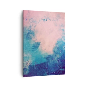 Tablou pe pânză - Îmbrățișare albastră - 50x70 cm
