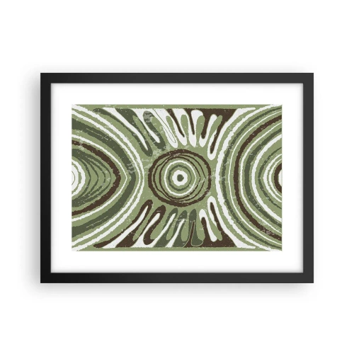 Poster în ramă neagră - Explozie de emoții - 40x30 cm