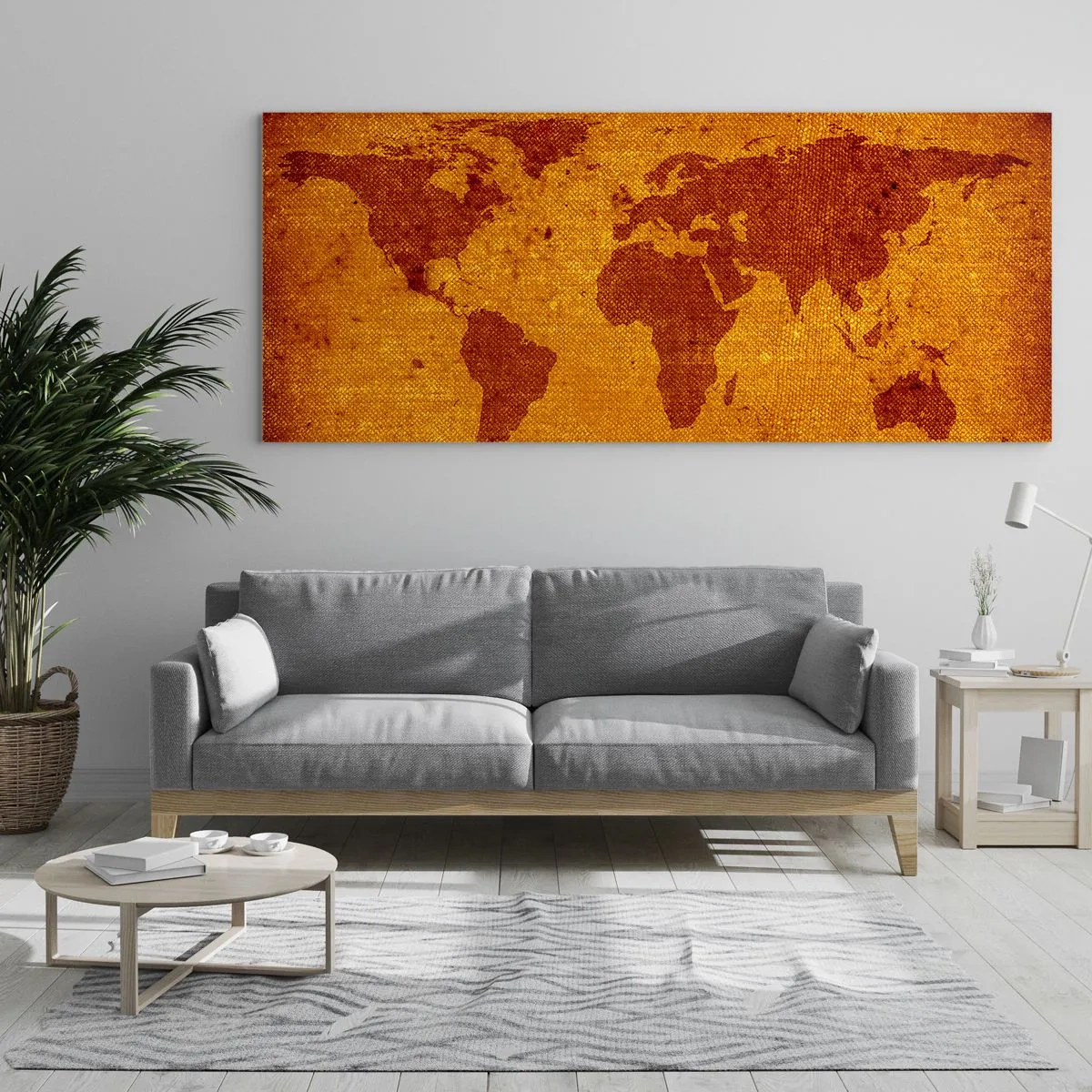 Tablou pe sticlă - Invitație la o călătorie - 90x30 cm