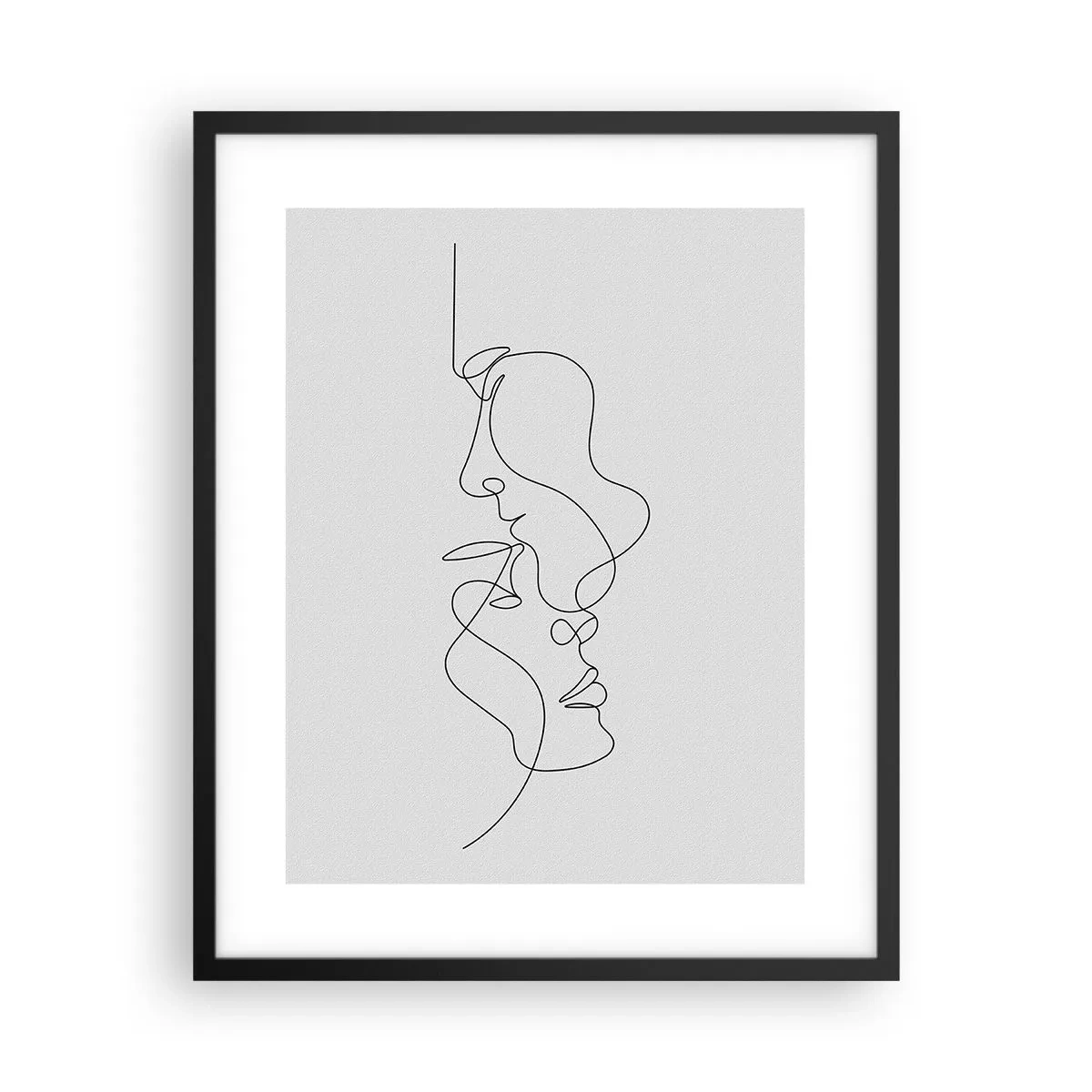 Poster în ramă neagră - Dorință vorace - 40x50 cm