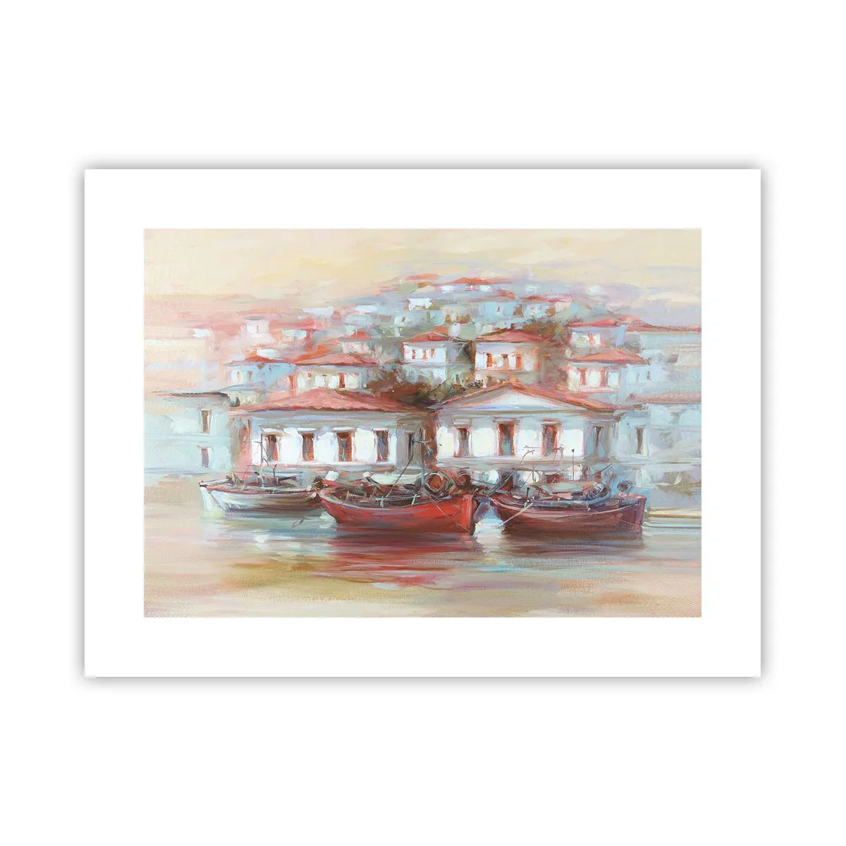 Poster - Orășel fericit - 40x30 cm