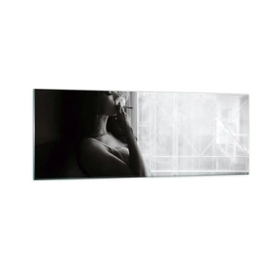 Tablou pe sticlă - Un moment senzual - 140x50 cm