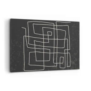 Tablou pe pânză - Nu atât de simplu - 100x70 cm