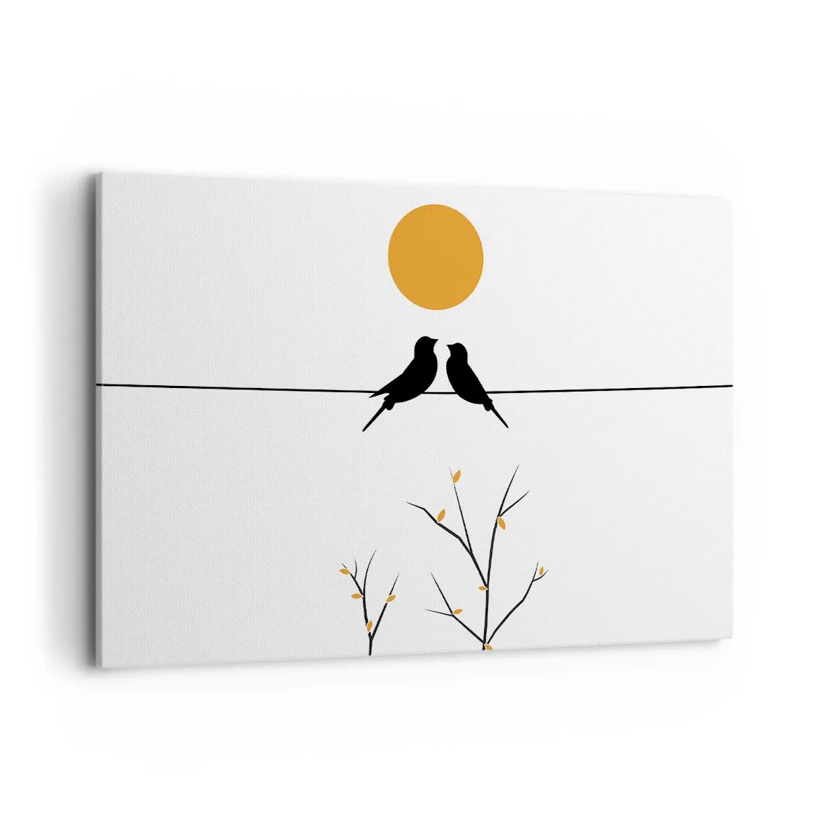 Tablou pe pânză - Seară cu privighetori - 120x80 cm