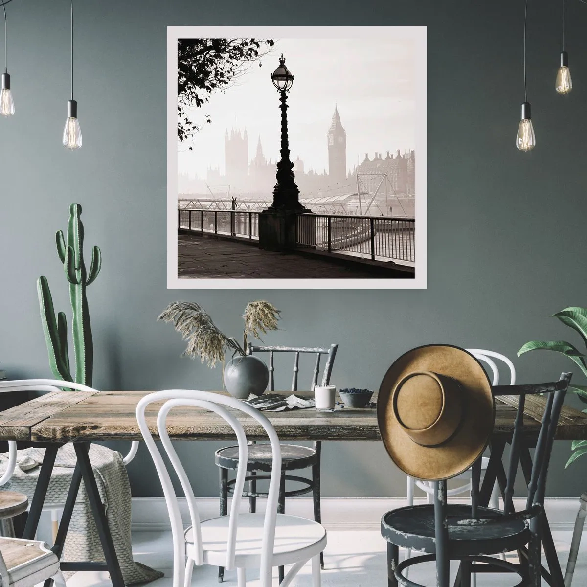 Poster - Londra de dimineața - 60x60 cm