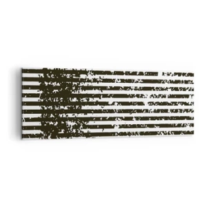 Tablou pe pânză - Ritm și zgomot - 140x50 cm