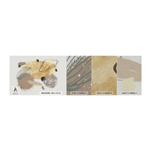 Mostră tapet Premium Sand - Fluiditatea aplicată - Abstracția, Bucată, Minimalism - 100x30 cm