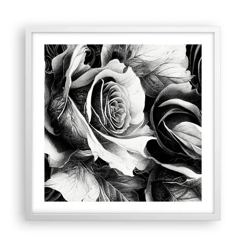 Poster în ramă albă - Mereu regina - 50x50 cm