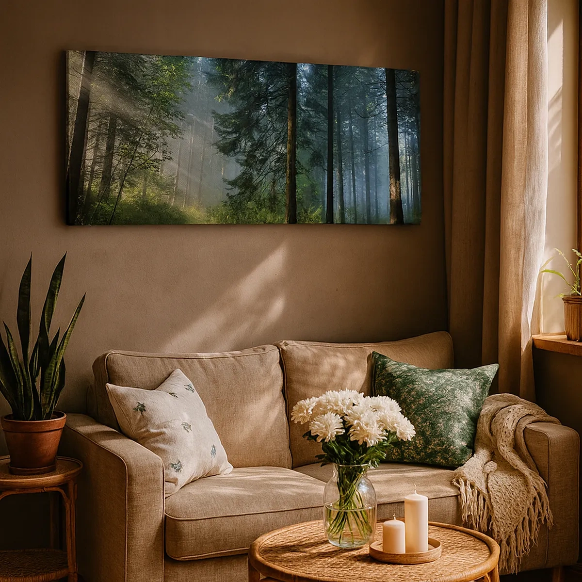 Tablou pe pânză - Strălucirea de dimineață - 30x30 cm