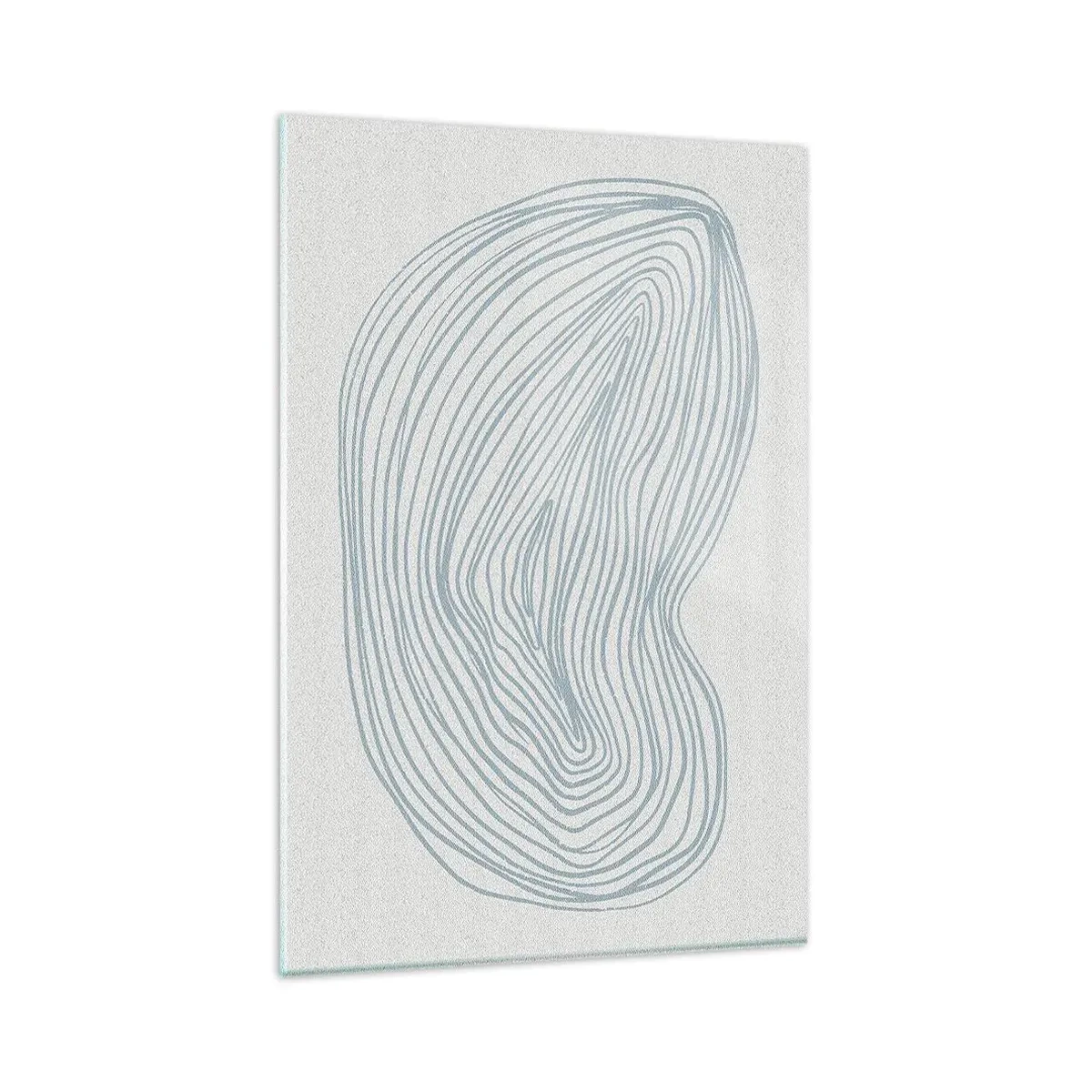 Tablou pe sticlă - Zâmbet de picături - 80x120 cm