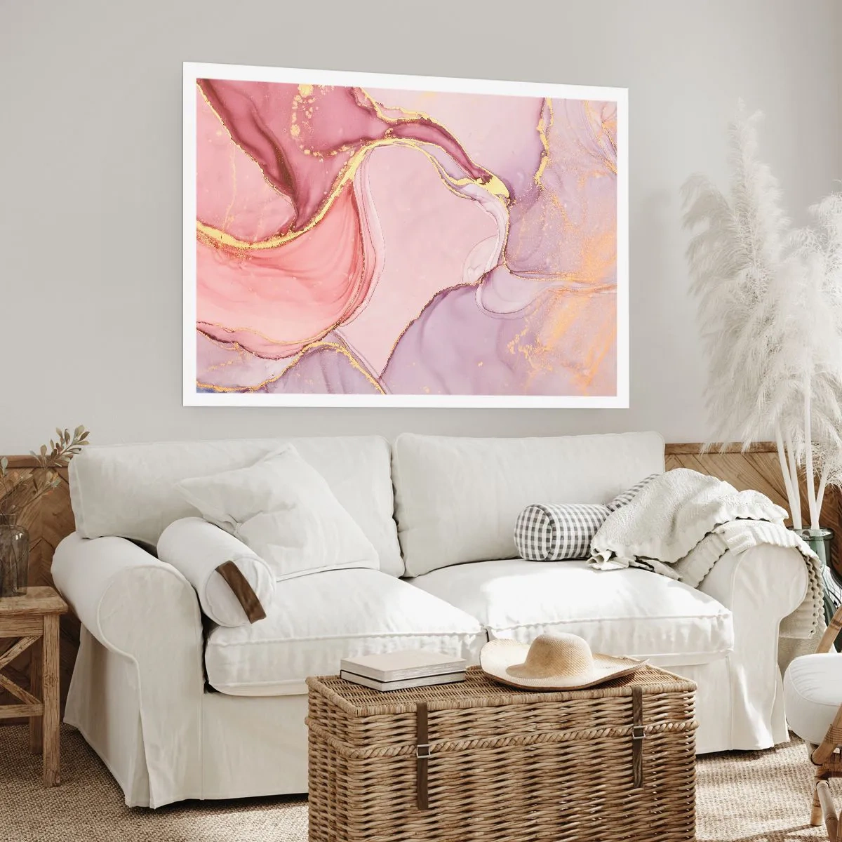 Poster - O mângâiere de culoare - 70x50 cm