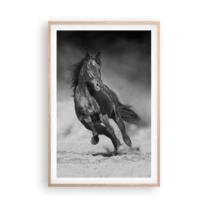 Poster în ramă de stejar deschis - Dorința emirului - 61x91 cm