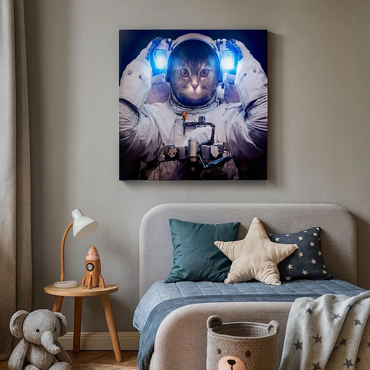 Tablou pe pânză - Houston, aveți o problemă - 30x30 cm