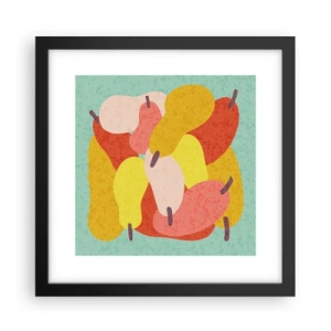 Poster în ramă neagră - Gustă soarele de vară - 30x30 cm