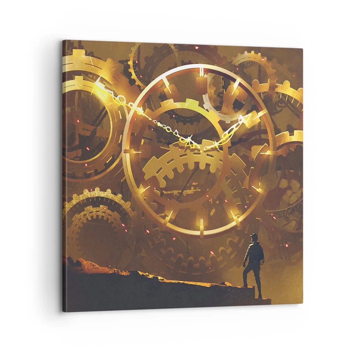 Tablou pe pânză - La sursa timpului - 60x60 cm