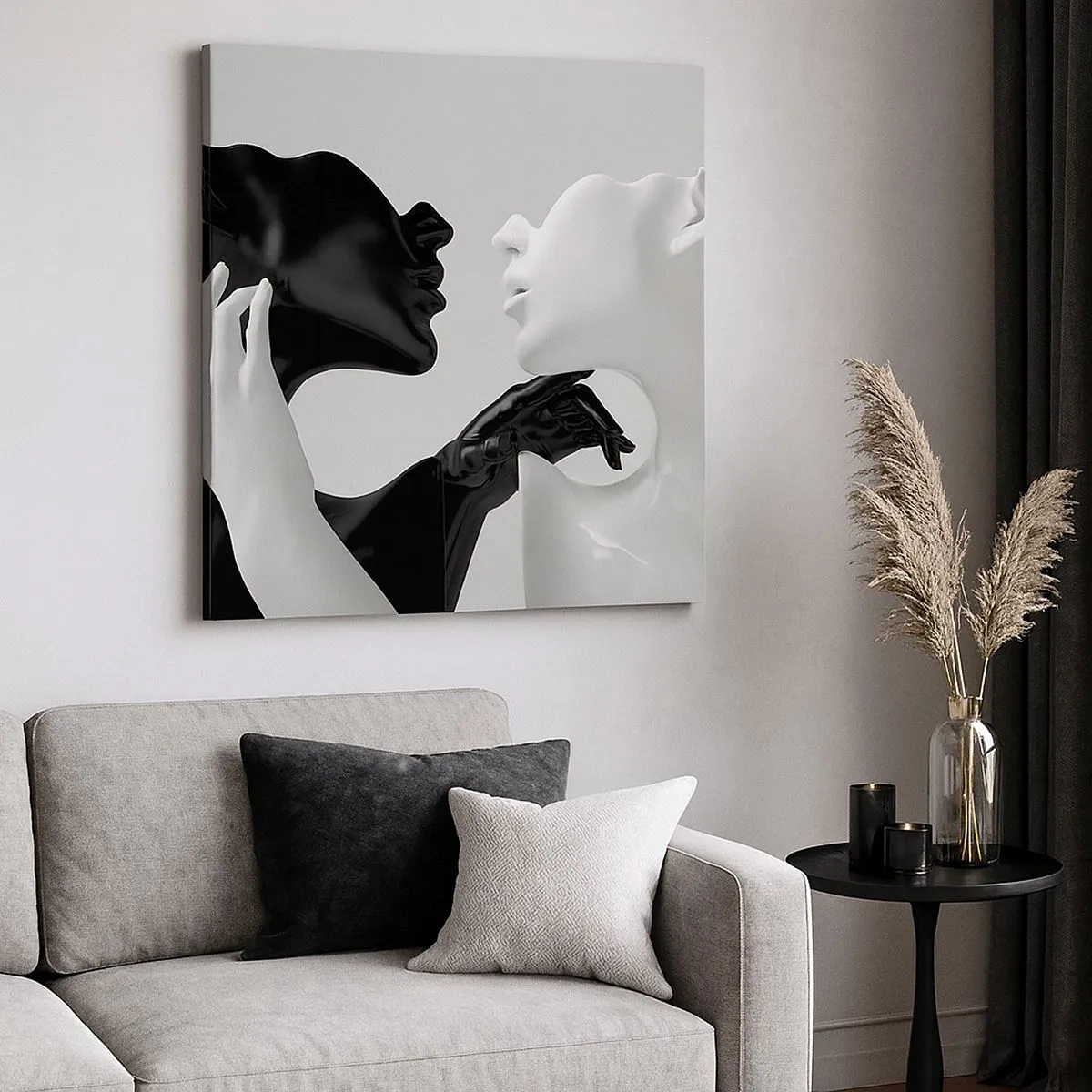 Tablou pe pânză - Atracție - dorință - 30x30 cm