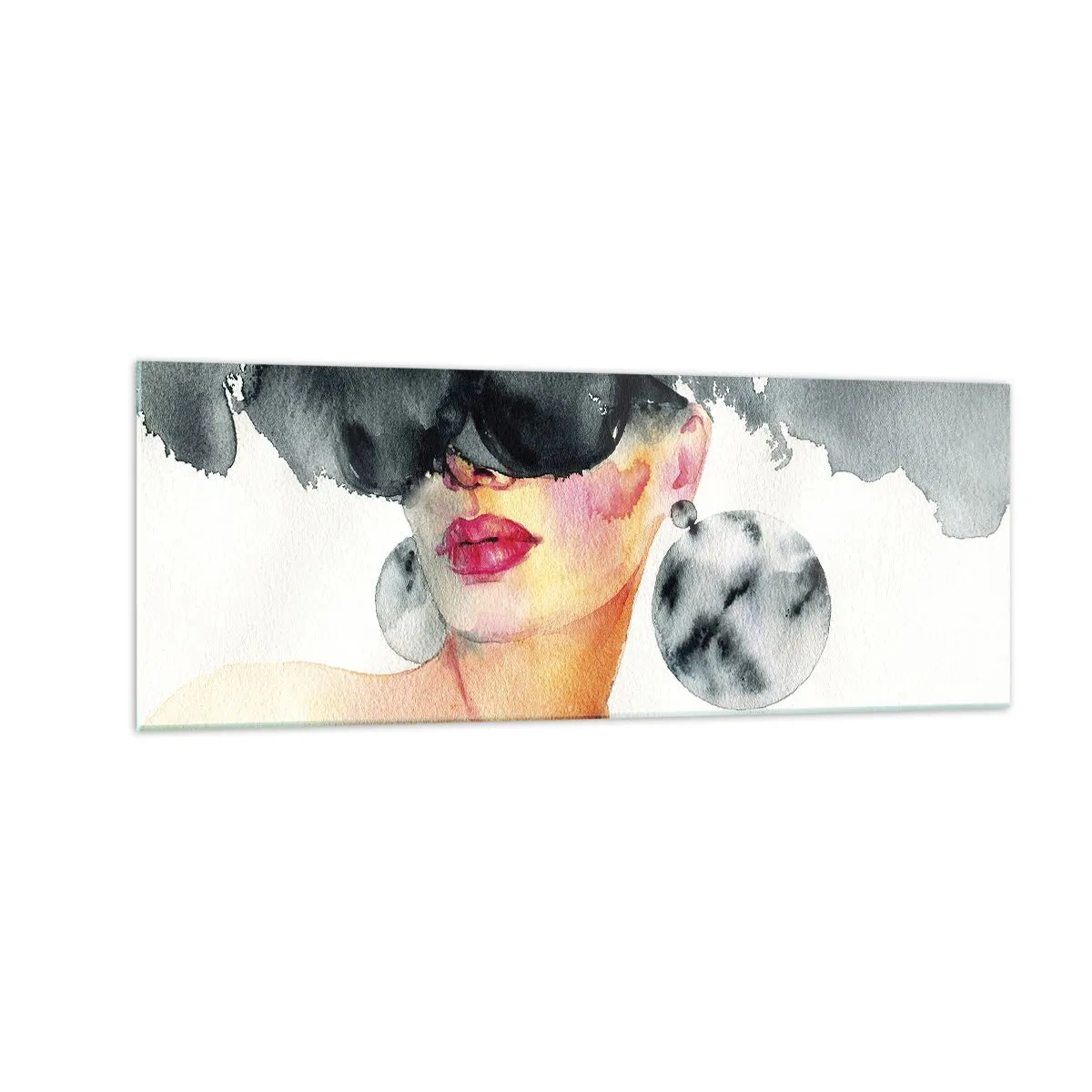 Tablou pe sticlă - Secretul eleganței - 140x50 cm