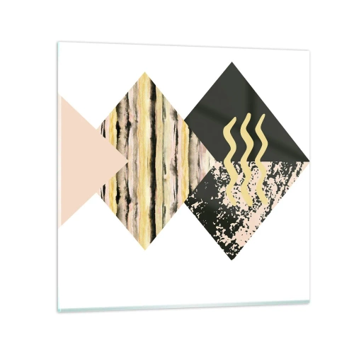 Tablou pe sticlă - Aparent simplu - 50x50 cm