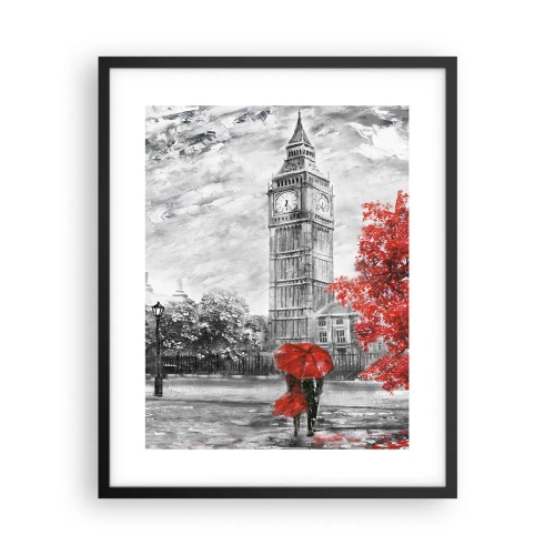 Poster în ramă neagră - O zi excitantă - 40x50 cm