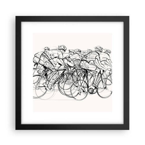 Poster în ramă neagră - Mână în mână - 30x30 cm