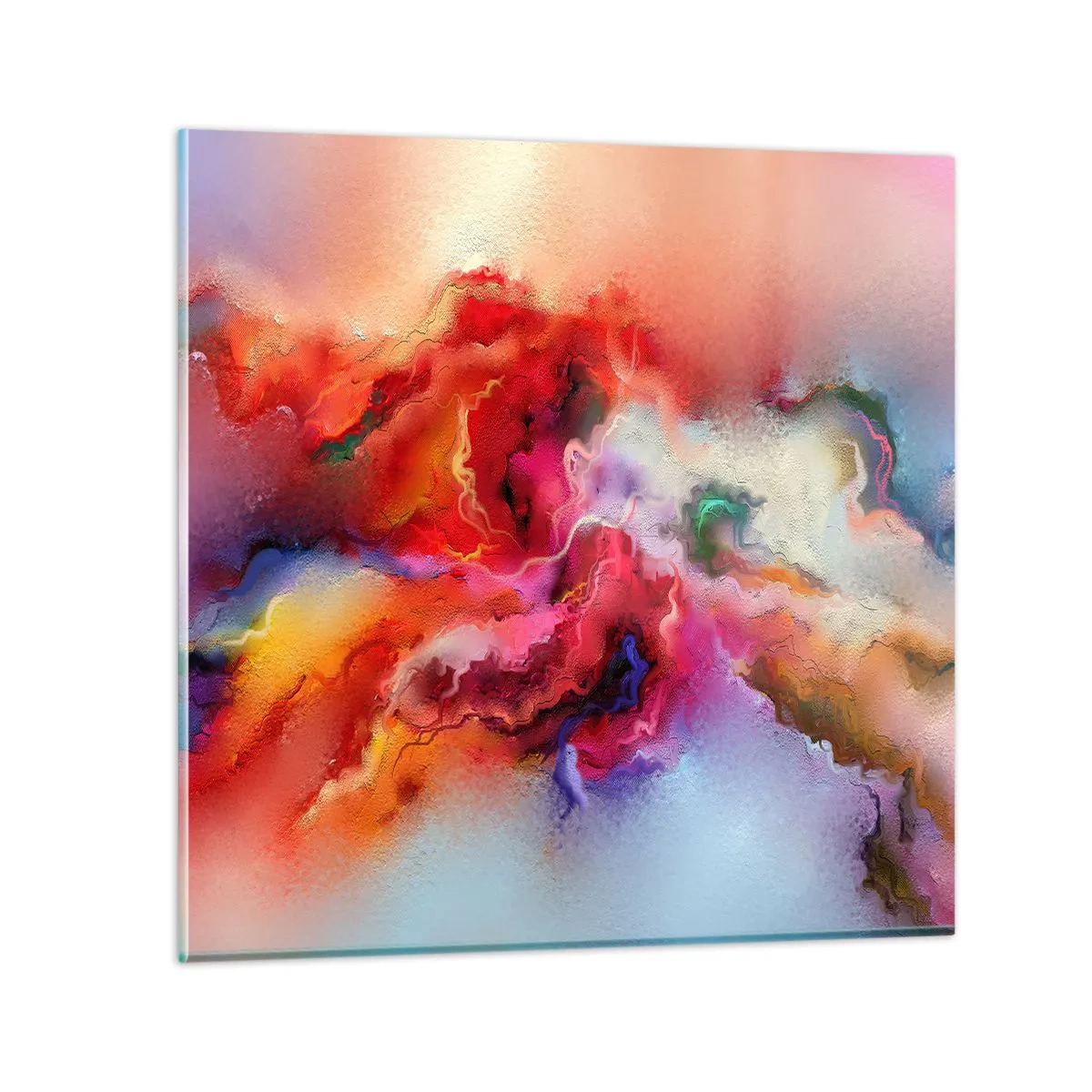 Tablou pe sticlă - Cum să prinzi visul - fum - 40x40 cm