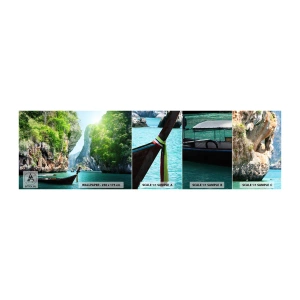 Mostră de Tapet Standard Eco - Invitație la o călătorie exotică - Peisaj, Tailanda, Mare - 100x30 cm