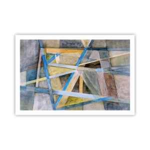 Poster - Drept sau de-a curmezișul? - 91x61 cm
