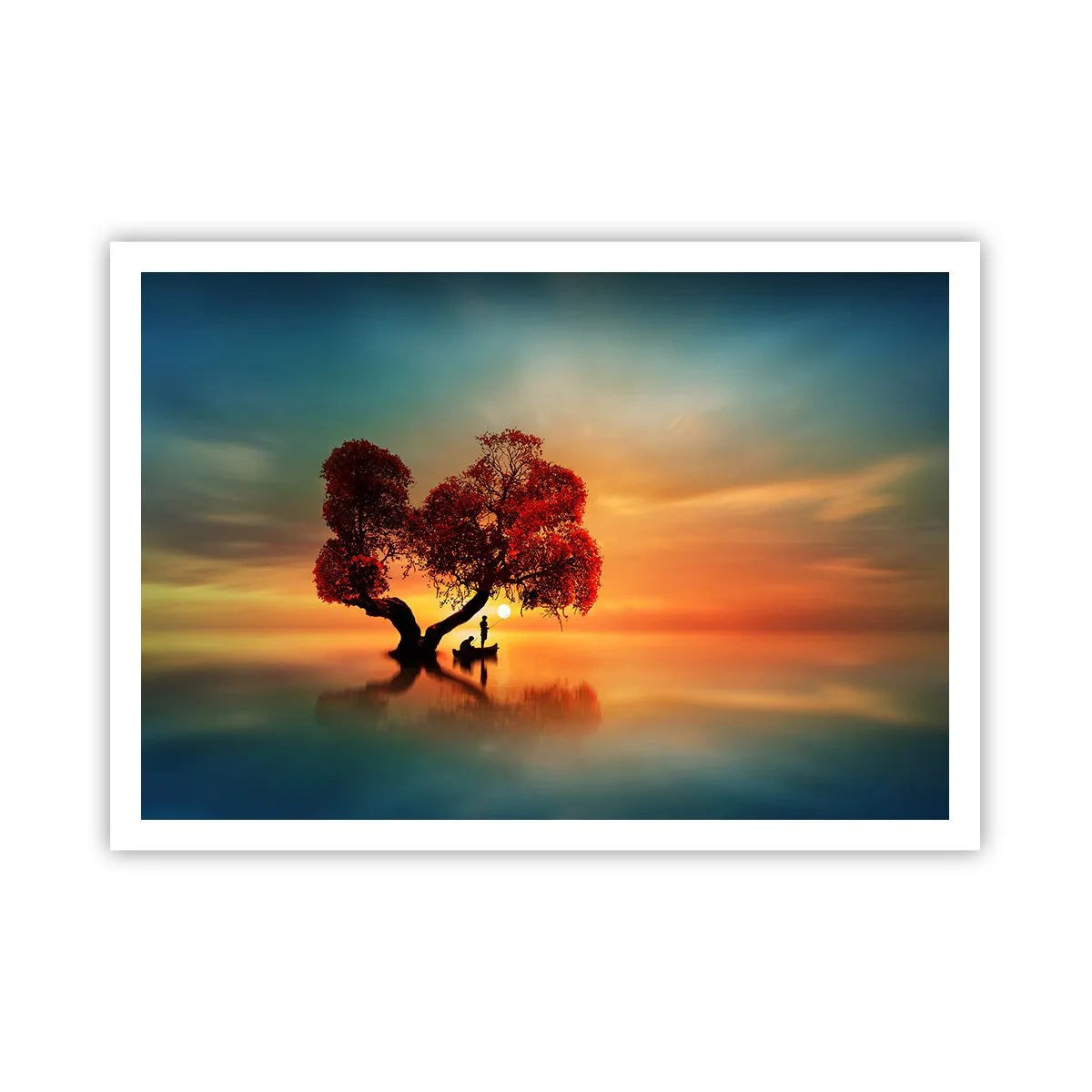 Poster - Lume îndepărtată și tăcută - 100x70 cm