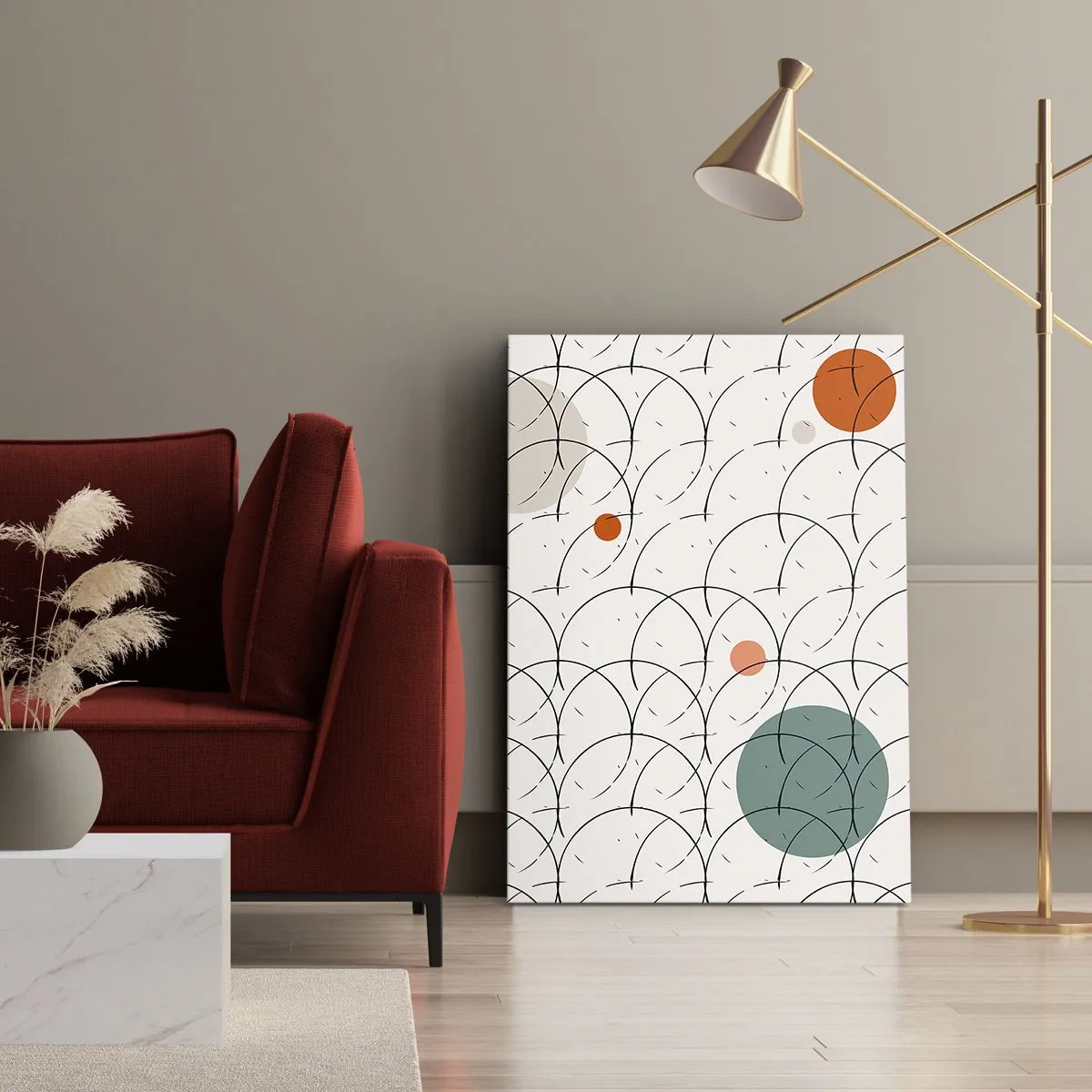 Tablou pe pânză - În spiritul pop-art - 55x100 cm