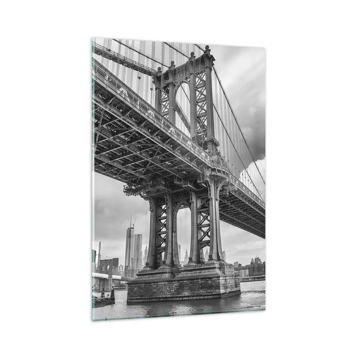 Tablou pe sticlă - Spre inima orașului - 80x120 cm