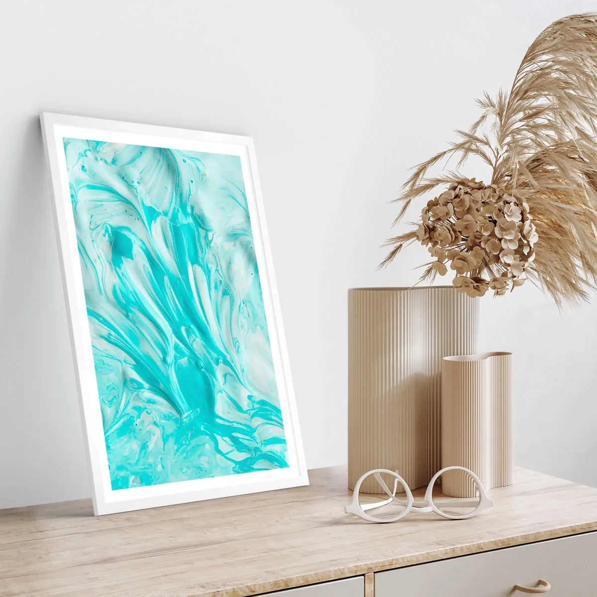 Poster în ramă albă - Împreună pentru totdeauna - 70x100 cm