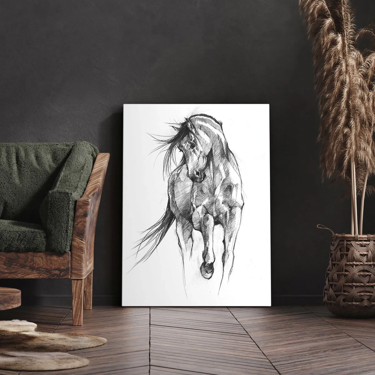 Tablou pe pânză - Într-un trap grațios - 50x70 cm