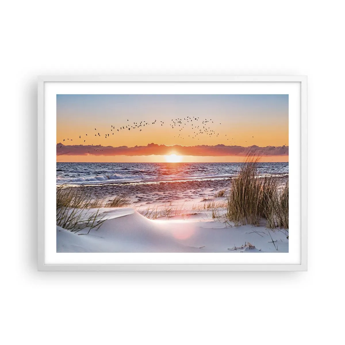 Poster în ramă albă - Peisaj orizontal - 70x50 cm