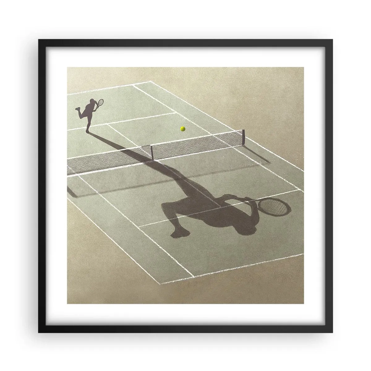 Poster în ramă neagră - Învinge-te pe tine însuți - 50x50 cm